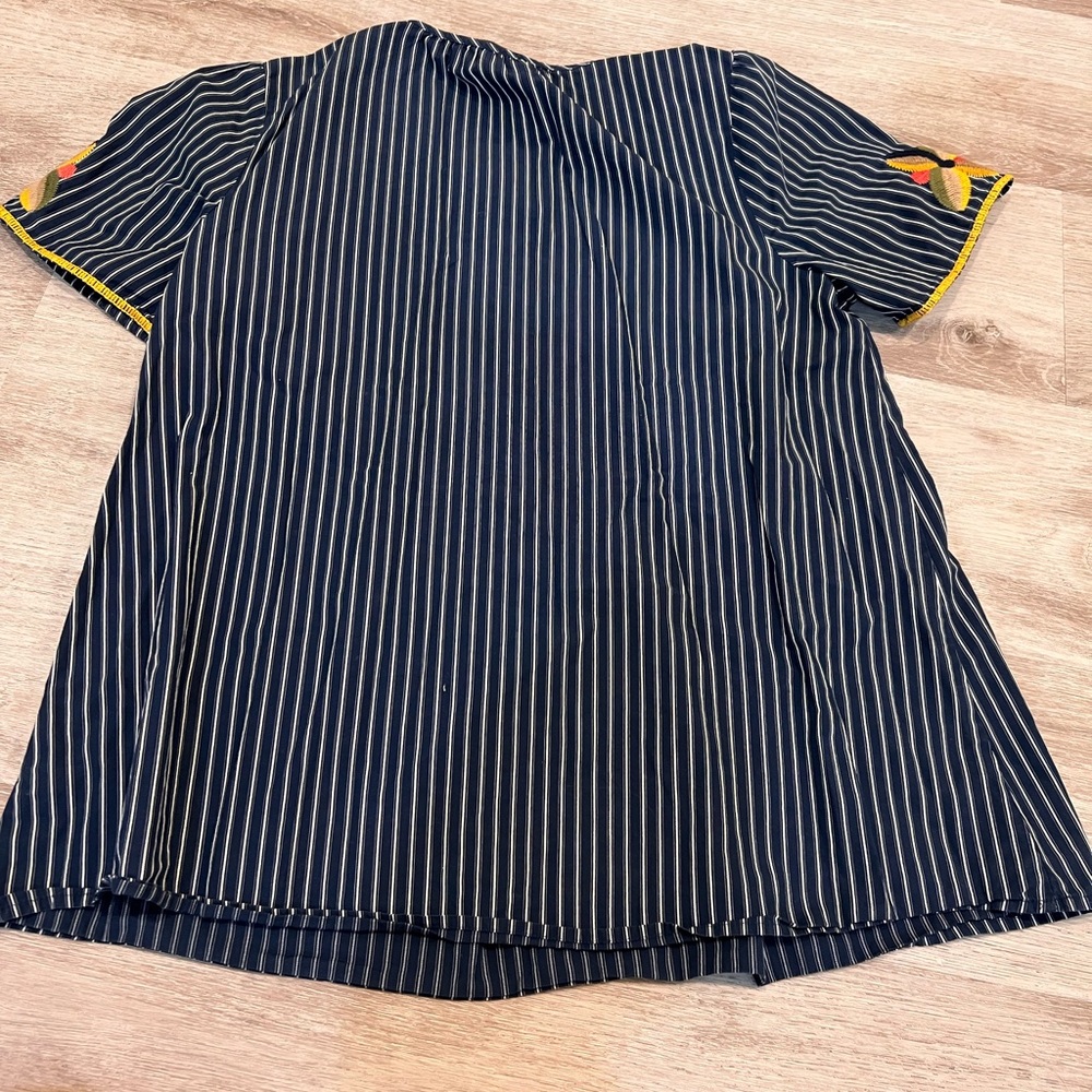 Madewell Fable Embroidered Top, Small - Picture 5 of 6